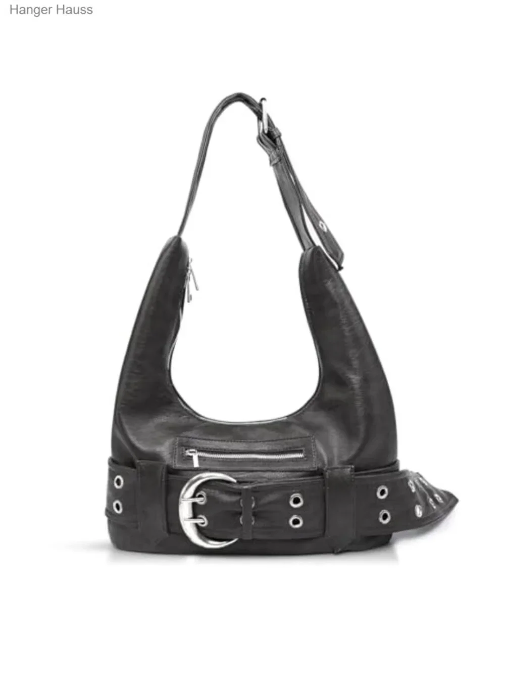 Vintage Faux Leather Hobo Shoulder Bag for Women, Large Capacity Tote with